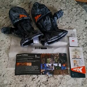 KastKing PolarBlast Waterproof Ice Fishing Gloves/Mittens Sz. S New With Tags
